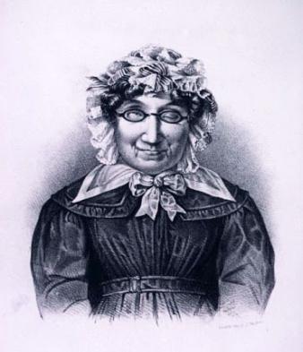 De blinde schrijfster, Petronella Moens.
